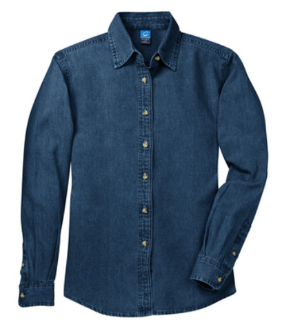 Semonin Realtors - Ladies' Long Sleeve Denim Shirt