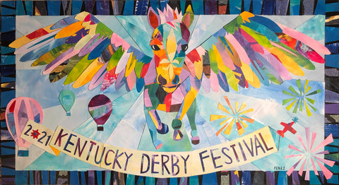 2021 Kentucky Derby Festival Official Postcard