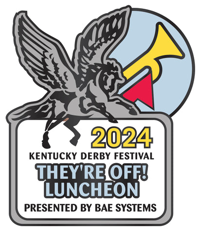 2024 They're Off Luncheon Metal Pin