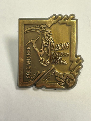 2018 Gold Winner Plastic Pin
