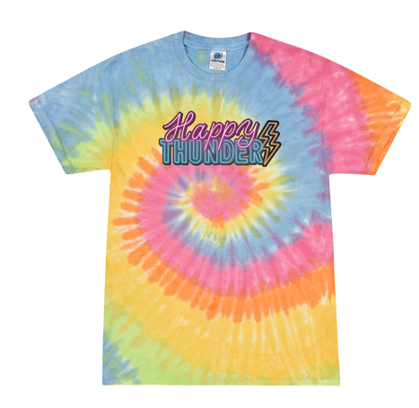 Happy Thunder Tee-Tie Dye