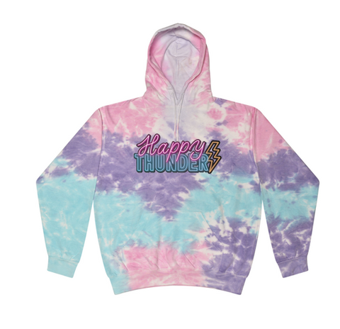 Happy Thunder Hoody - Tie Dye