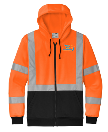 Heavy-Duty Fleece Full-Zip Hoodie