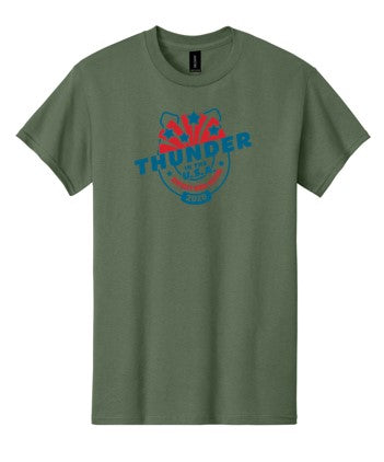 2026 Thunder Tee- Military Green