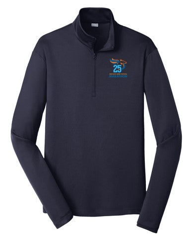 25th Anniversary Marathon Race Unisex 1/4 zip