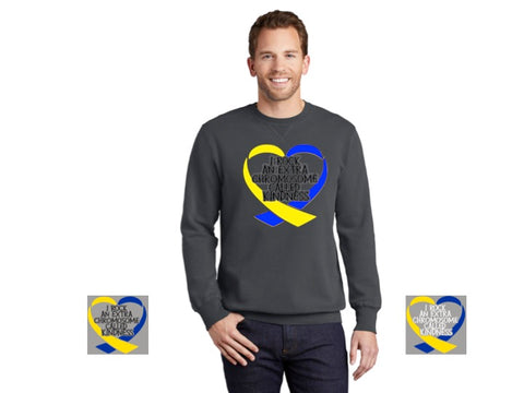 DSL Beach Washed Crewneck Sweatshirt-Heart