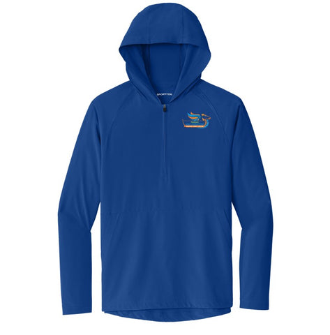 Race - 1/2-Zip Long Sleeve Hooded Jacket