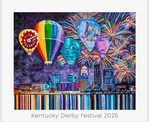 2025 Kentucky Derby Festival Official Poster