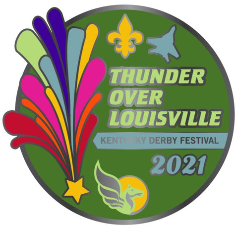 2021 Thunder Over Louisville Metal Pin