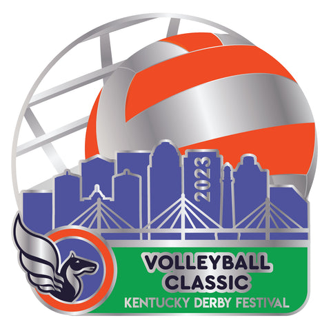 2023 Volleyball Metal Pin