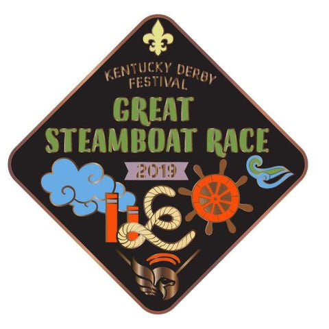 2019 Great Steamboat Race Metal Event Pin