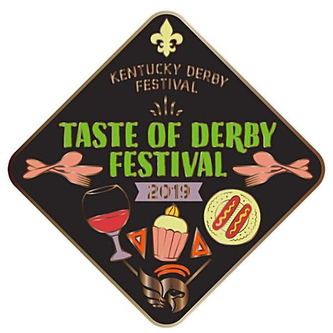 2019 Taste of Derby Festival Metal Pin