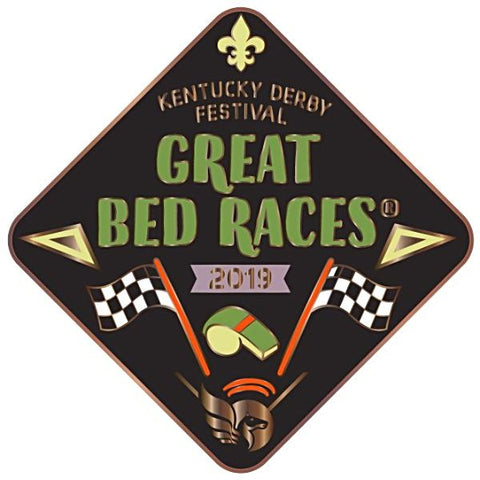2019 Bed Races Event Metal Pin