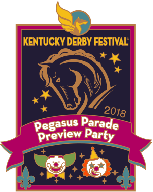 2018 Metal Pegasus Parade Preview Party Pin